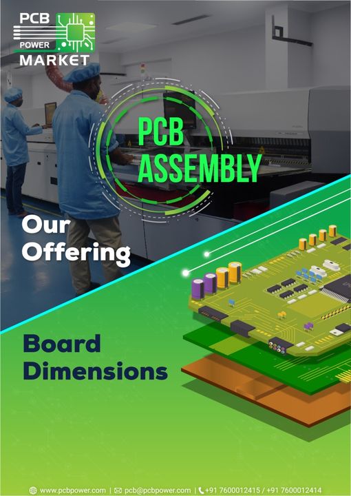 Our PCB Assembly offerings as per board dimensions. Enquire now!

Max. no. of layers - 24 mm
Max. board size (L x W) - 430 mm x 585 mm
Min. board size (L x W) - 5 mm x 5 mm
Max. board thickness - 3.20 mm
Min. board thickness - 0.3 mm

For more information, visit our website.
https://www.pcbpower.com/

#SupportMakeInIndia #pcbmanufacturers #electronics #pcbelectronics #pcbdesigners #PCBPowerMarket #pcbassembly #pcbmanufacturing #pcbdesign #pcb #printedcircuitboard #electricalengineering #electronicsengineering #pcblayout #ceramicpcb #pcbsoldering #LocalKoVocal #BeVocalForLocal