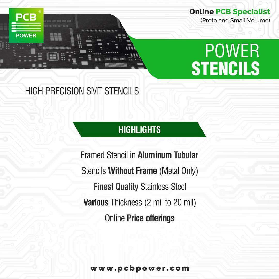 Checkout our new Stencil Price Calculator on www.pcbpower.com #MakeinIndia #Stencil