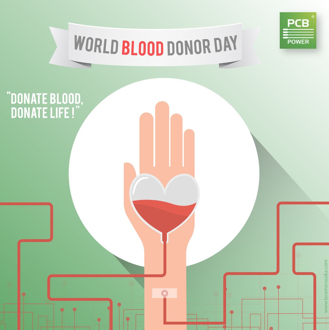At PCB POWER, Our Team is Our Strength & PCB Manufacturing is in our blood
Humanitarian Gesture - 1 Bottle of Blood - World Blood Donor Day
#PcbPowerBloodDonation
#PcbPowerDonate
#PcbPowerTeam