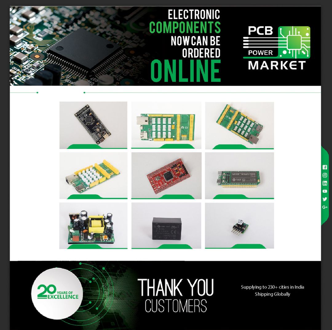 Electronic components now can be ordered online #PCBPowerMarket #Components #Market #Electronics http://www.pcbpower.com