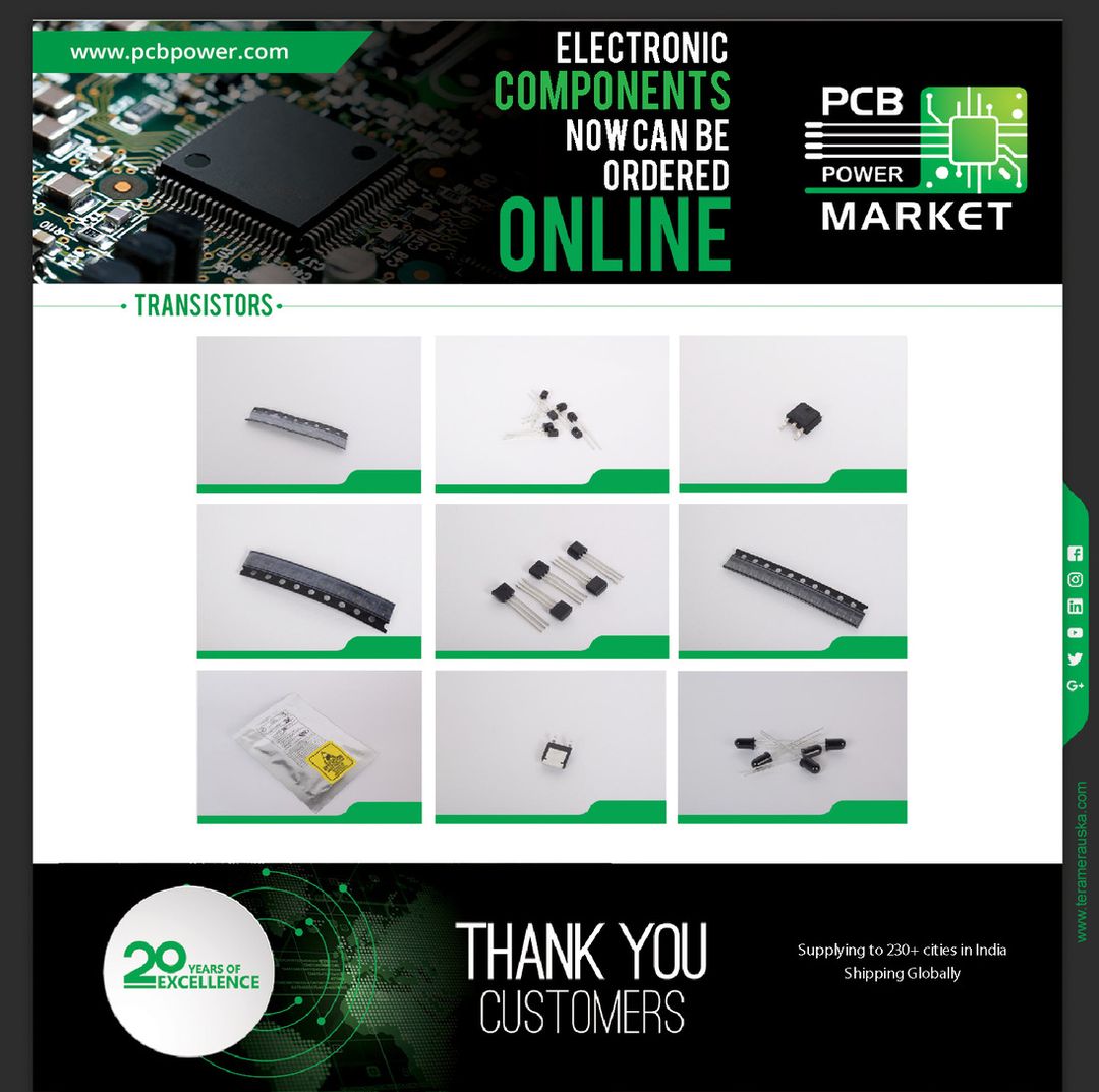 Electronic Components Now Can be Ordered #Online http://www.pcbpower.com #Ahmedabad #India #PCBPowerMarket #Electronics #Components #IMaRC #IAmdavad #HotelHyattRegency https://goo.gl/vxnHGF
