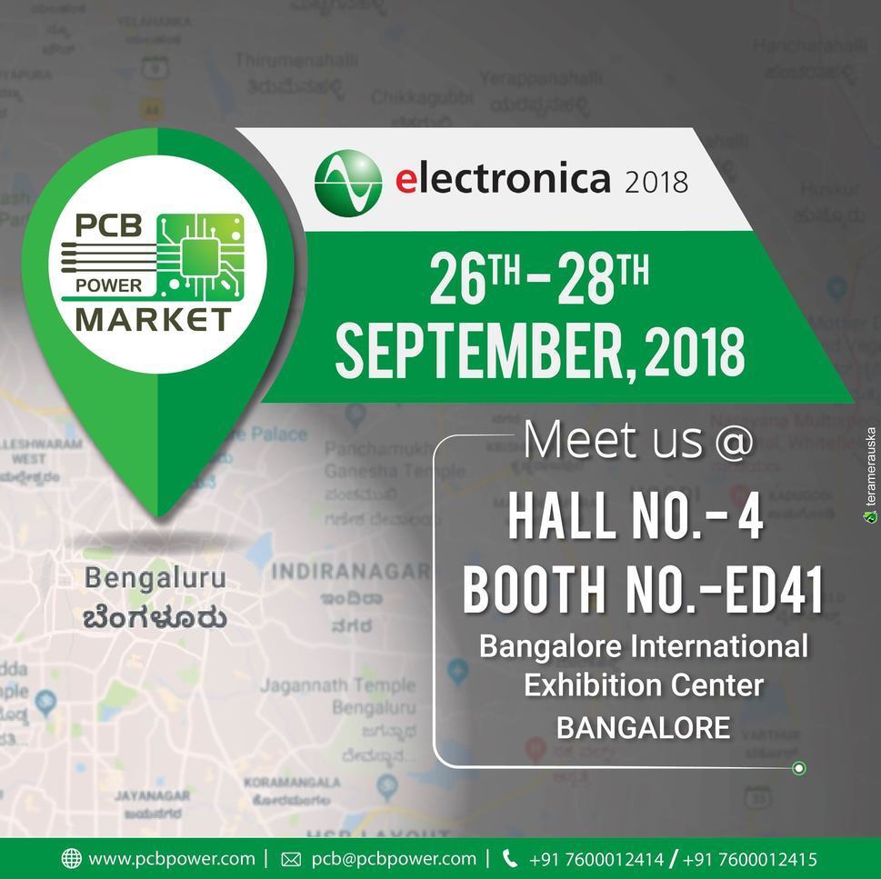 Electronica 2018

Date: 26th September to 28th September 2018

Meet us: Hall No:4, 
Booth No: ED41,
Bangalore International Exhibition Center

https://www.pcbpower.com/

#OnlinePricecalculator #PCBAssembly #TurnKeyAssembly #ConsignedAssembly #PartiallyConsignedAssembly #Electronics #Components #Resistor #PCBLayout