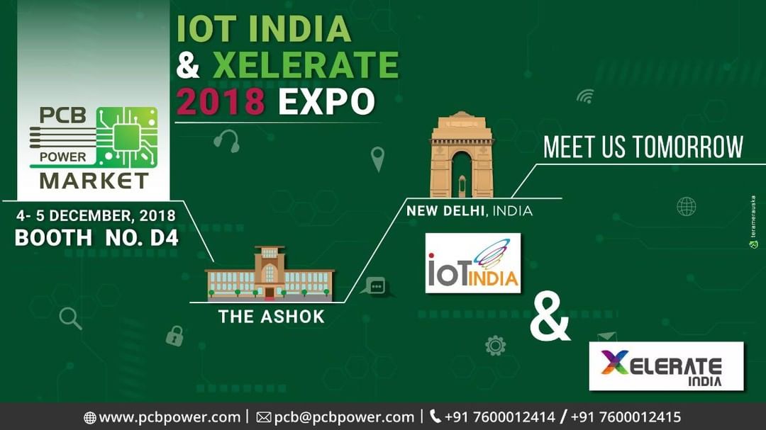 IOT India & Xelerate 2018 Expo
˙
Meet us tomorrow
˙
4-5 December 2018
The Ashok, New Delhi, India
Booth No. D4
˙
http://qoo.ly/tqtt6
˙
#OnlinePricecalculator #PCBAssembly #TurnKeyAssembly #ConsignedAssembly #PartiallyConsignedAssembly #Electronics #Components #Resistor #PCBLayout #IoT #exhibition #booth
˙
@IoTIndia2018 @XelerateIndia @IotIndiaExpo @SmartCardsExpo