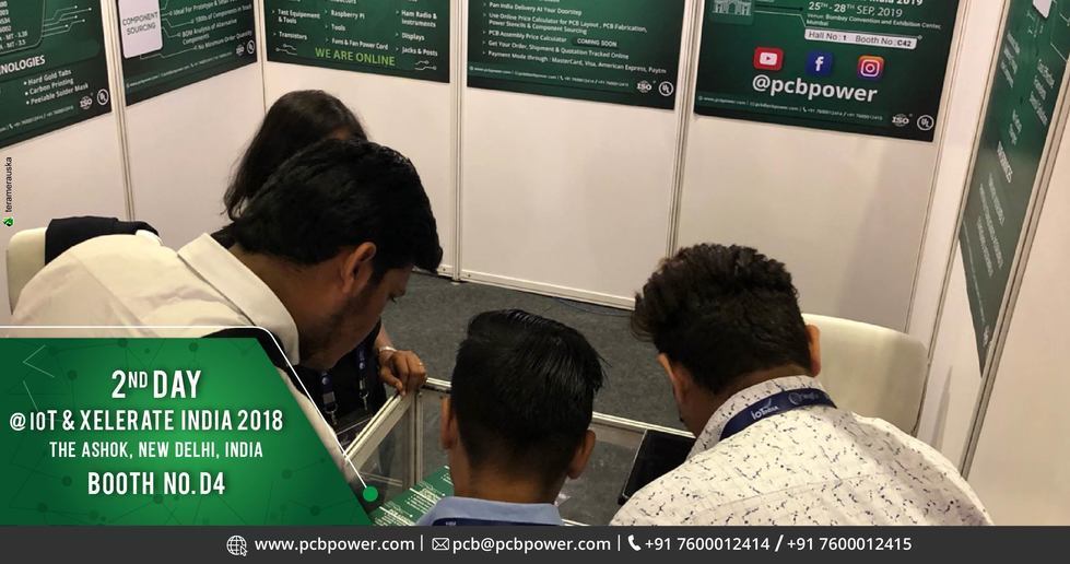 Day 2 IOT India & Xelerate 2018 Expo

4-5 December 2018
The Ashok, New Delhi, India
Booth No. D4

Visit Us Online: https://www.pcbpower.com/

#OnlinePricecalculator #PCBAssembly #TurnKeyAssembly #ConsignedAssembly #PartiallyConsignedAssembly #Electronics #Components #Resistor #PCBLayout #IoT #exhibition #booth