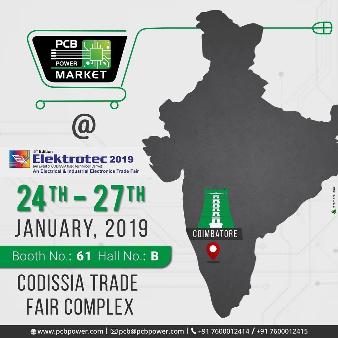 An electrical & industrial electronics trade fair
Elektrotec 2019

Booth No.: 61
Hall No.: B

24th to 27th January, 2019

https://www.pcbpower.com/

#pcbmanufacturer #pcbassembly #assembly #electronics #components #resistor #pcblayout #pcbfabrication #printedcircuitboard #pcbmanufacturinginindia #pcbfabricationprocess #pcbboardmaterial #pcbonlinecalculator #pcbelectroniccircuitboard #pcbonlinestore #pcbcomponentsourcingmaterial #pcbassemblyprocess #elektrotec