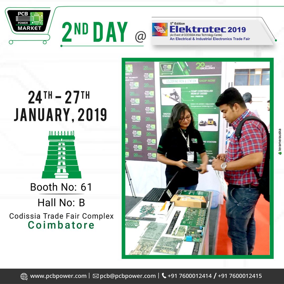 PCB Power Market at Elektrotec 2019

2nd DAY

Booth No.: 61
Hall No.: B

24th to 27th January 2019

https://www.pcbpower.com/

#pcbmanufacturer #pcbassembly #assembly #electronics #components #resistor #pcblayout #pcbfabrication #printedcircuitboard #pcbmanufacturinginindia #pcbfabricationprocess #pcbboardmaterial #pcbonlinecalculator #pcbelectroniccircuitboard #pcbonlinestore #pcbcomponentsourcingmaterial #pcbassemblyprocess #elektrotec