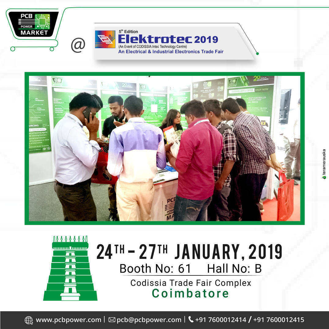 Thank You all visitors and customers for visiting us at Elektrotec 2019

https://www.pcbpower.com/

#pcbmanufacturer #pcbassembly #assembly #electronics #components #resistor #pcblayout #pcbfabrication #printedcircuitboard #pcbmanufacturinginindia #pcbfabricationprocess #pcbboardmaterial #pcbonlinecalculator #pcbelectroniccircuitboard #pcbonlinestore #pcbcomponentsourcingmaterial #pcbassemblyprocess #elektrotec
