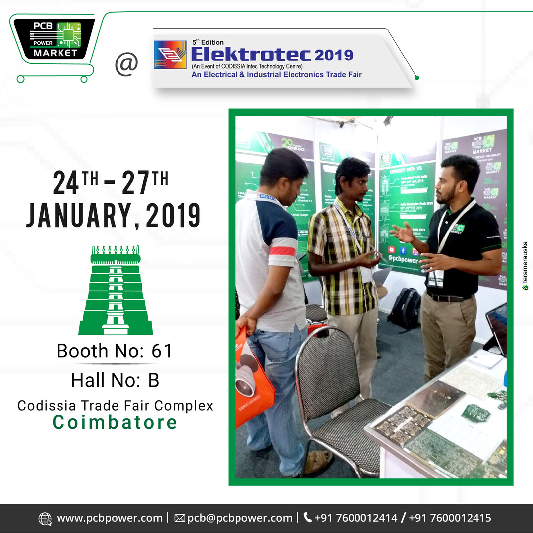 Thank You all visitors and customers for visiting us at Elektrotec 2019

https://www.pcbpower.com/

#pcbmanufacturer #pcbassembly #assembly #electronics #components #resistor #pcblayout #pcbfabrication #printedcircuitboard #pcbmanufacturinginindia #pcbfabricationprocess #pcbboardmaterial #pcbonlinecalculator #pcbelectroniccircuitboard #pcbonlinestore #pcbcomponentsourcingmaterial #pcbassemblyprocess #elektrotec
