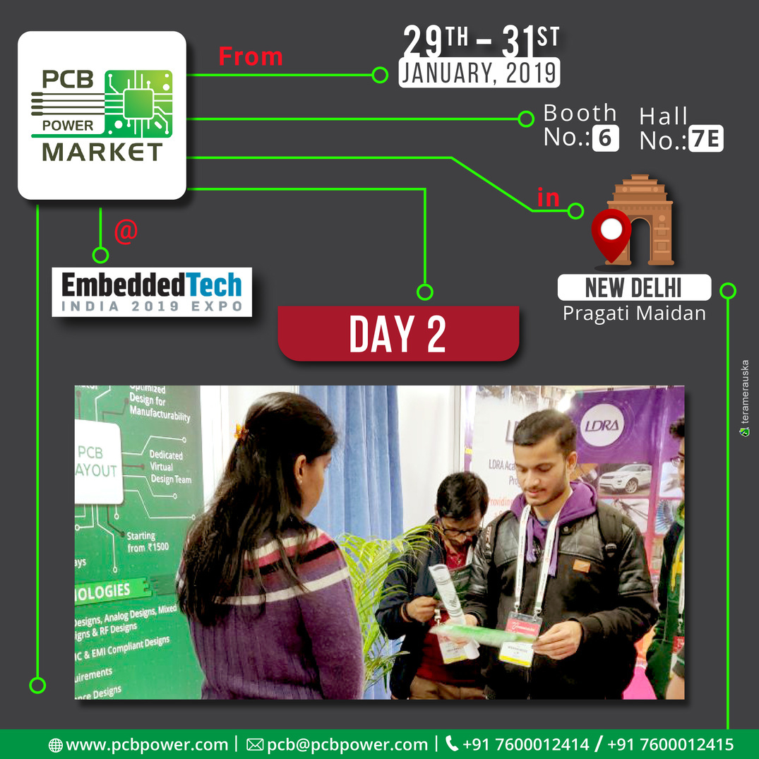 PCB Power Market at Embedded Tech India 2019 Expo
2nd DAY
Booth No.: 6
Hall No.: 7E
29th to 31st January 2019
https://www.pcbpower.com/
#pcbmanufacturer #pcbassembly #assembly #electronics #components#resistor #pcblayout #pcbfabrication #printedcircuitboard#pcbmanufacturinginindia #pcbfabricationprocess #pcbboardmaterial#pcbonlinecalculator #pcbelectroniccircuitboard #pcbonlinestore#pcbcomponentsourcingmaterial #pcbassemblyprocess #elektrotec