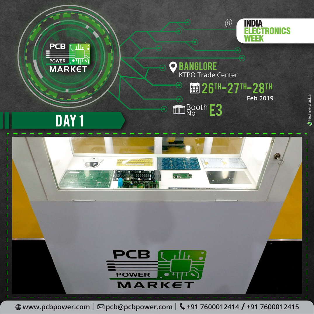 Let's Meet at India Electronics Week

Day 1

KTPO Trade Center, Banglore
26th to 28th Feb 2019
Booth No. E3

https://www.pcbpower.com/

#pcbmanufacturer #pcbassembly #assembly #electronics #components #resistor #pcblayout #pcbfabrication #printedcircuitboard #pcbmanufacturinginindia #pcbfabricationprocess #pcbboardmaterial #pcbonlinecalculator #pcbelectroniccircuitboard #pcbonlinestore #pcbcomponentsourcingmaterial #pcbassemblyprocess #event #IndiaElectronicsWeek #booth