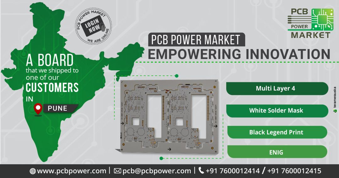 PCB Power Market
A board that we shipped to one of our customers in Pune
Login now to shop online: https://www.pcbpower.com/Pcbpower/sign-in

https://www.pcbpower.com/market

#components #scienceandenvironment #onlineshopping #assembler #booths #manufacturing #powermarkets #resistors #pcbmanufacturer #pcbassembly #assembly #electronics #resistor #pcblayout #pcbfabrication #printedcircuitboard #pcbmanufacturinginindia #pcbfabricationprocess #pcbboardmaterial #pcbonlinecalculator #pcbelectroniccircuitboard #pcbonlinestore #pcbassemblyprocess #elektrotec