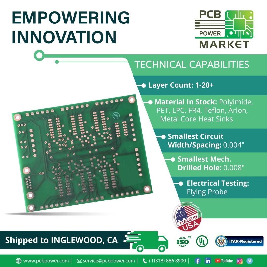 PCB Manufacturer,  pcbdesign, pcbpowermarket, bePCBwise, EmpoweringInnovation, madeinusa