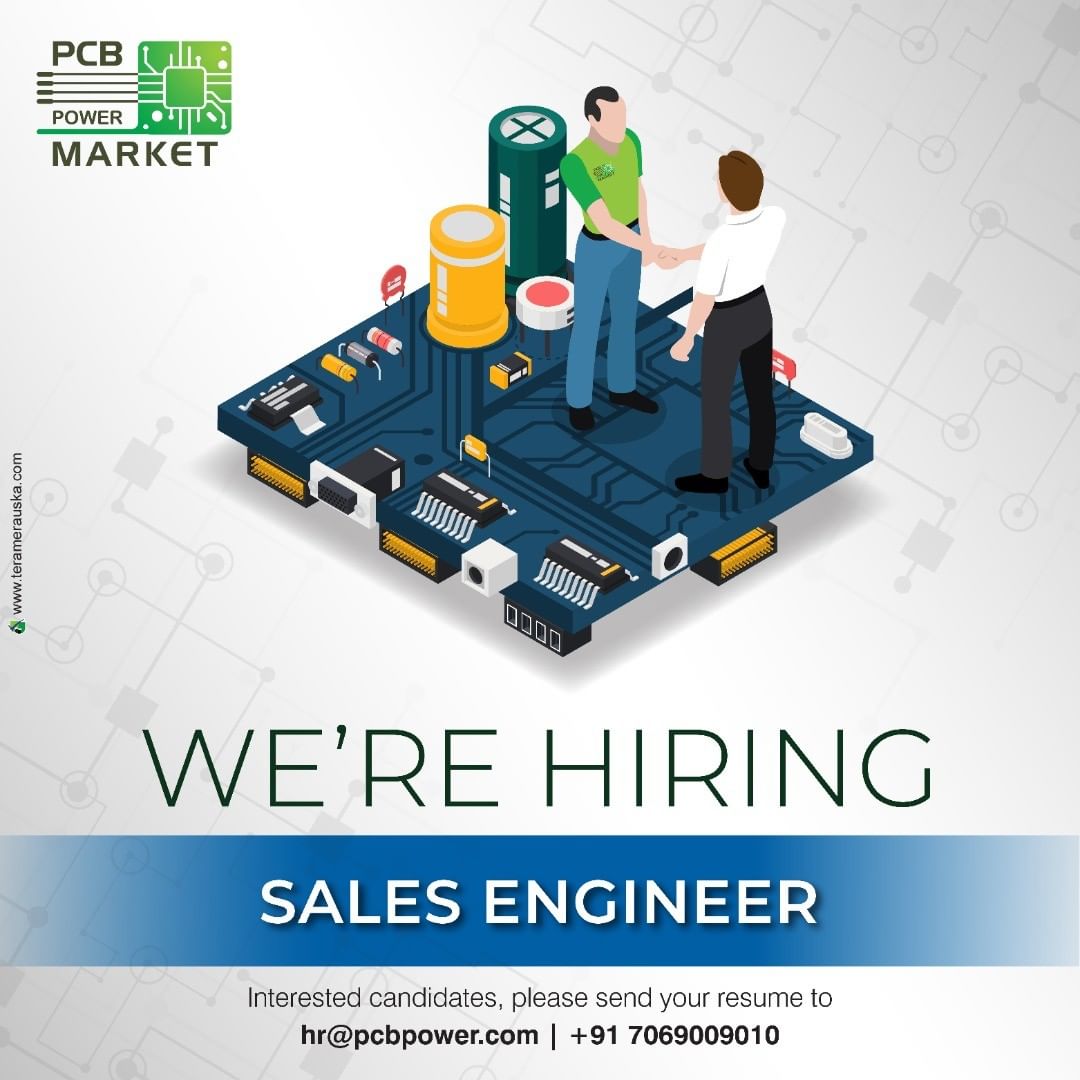 The knowledge and insights to uncover opportunities and
the commitment to see them through.

Write a brief description about yourself and send it to us on: hr@pcbpower.com

Position - Sales Engineers
Experience - 2 - 4 Years
Position - 2
Location - Ahmedabad
Working Hours - 9:30 - 6:30
Traveling - Yes

#jobs #jobsearch #hiring  #recruitment #nowhiring #careers #bePCBwise #pcbpowermarket