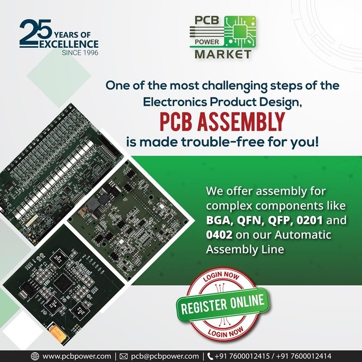 A well made PCB is essential #BePCBWise

The most complex and critical process in PCB manufacturing is PCB Assembly, and we are your partners to make this process seamless, for your business.
Our facility with state of the art machines can provide complex assembly of various components which enables us to provide our clients with a turnkey PCB Assembly.

With Excellent Quality, Dedicated support, Transparent pricing, we have proudly served large, medium, small enterprises, and hobbyists in 250+ cities in India and continuing to do so.
Register with us online on

https://www.pcbpower.com/Pcbpower/sign-in

#BePCBWise #MakeInIndia #SupportMakeInIndia #pcbmanufacturers #electronics #pcbelectronics #pcbdesigners #PCBPowerMarket #pcbassembly #pcbmanufacturing #pcbdesign #pcb #printedcircuitboard #electricalengineering #electronicsengineering #pcblayout #ceramicpcb #pcbsoldering #LocalKoVocal #BeVocalForLocal