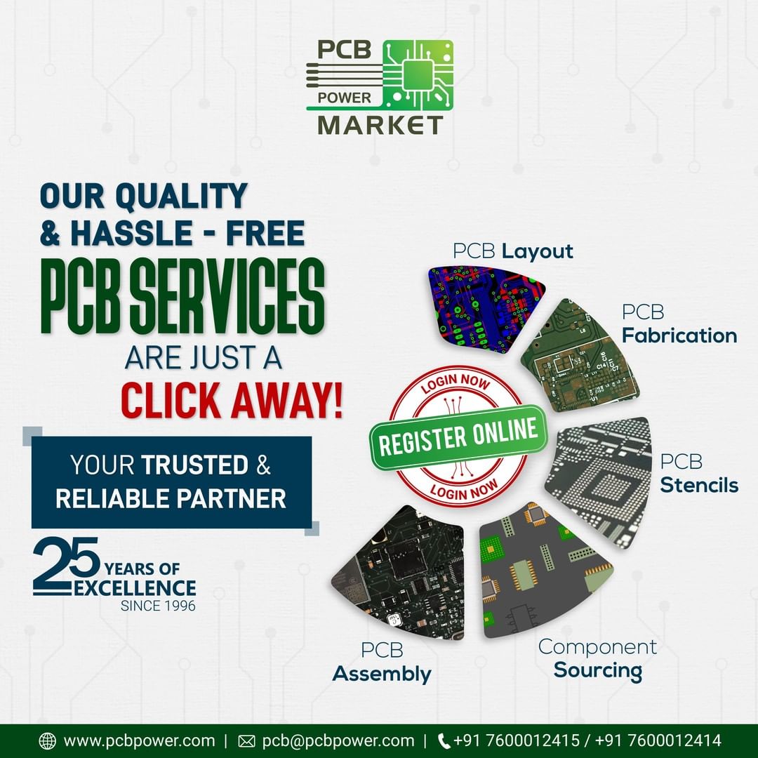 We have established ourselves as your reliable PCB partner in the last 25+ years, providing qualitative printed circuit board services for hobbyists, small, medium, large enterprises in India.
Register online to get access to more details to our services and get an instant quote.

https://www.pcbpower.com/Pcbpower/sign-in

#BePCBWise #MakeInIndia #SupportMakeInIndia #pcbmanufacturers #electronics #pcbelectronics #pcbdesigners #PCBPowerMarket #pcbassembly #pcbmanufacturing #pcbdesign #pcb #printedcircuitboard #electricalengineering #electronicsengineering #pcblayout #ceramicpcb #pcbsoldering #LocalKoVocal #BeVocalForLocal