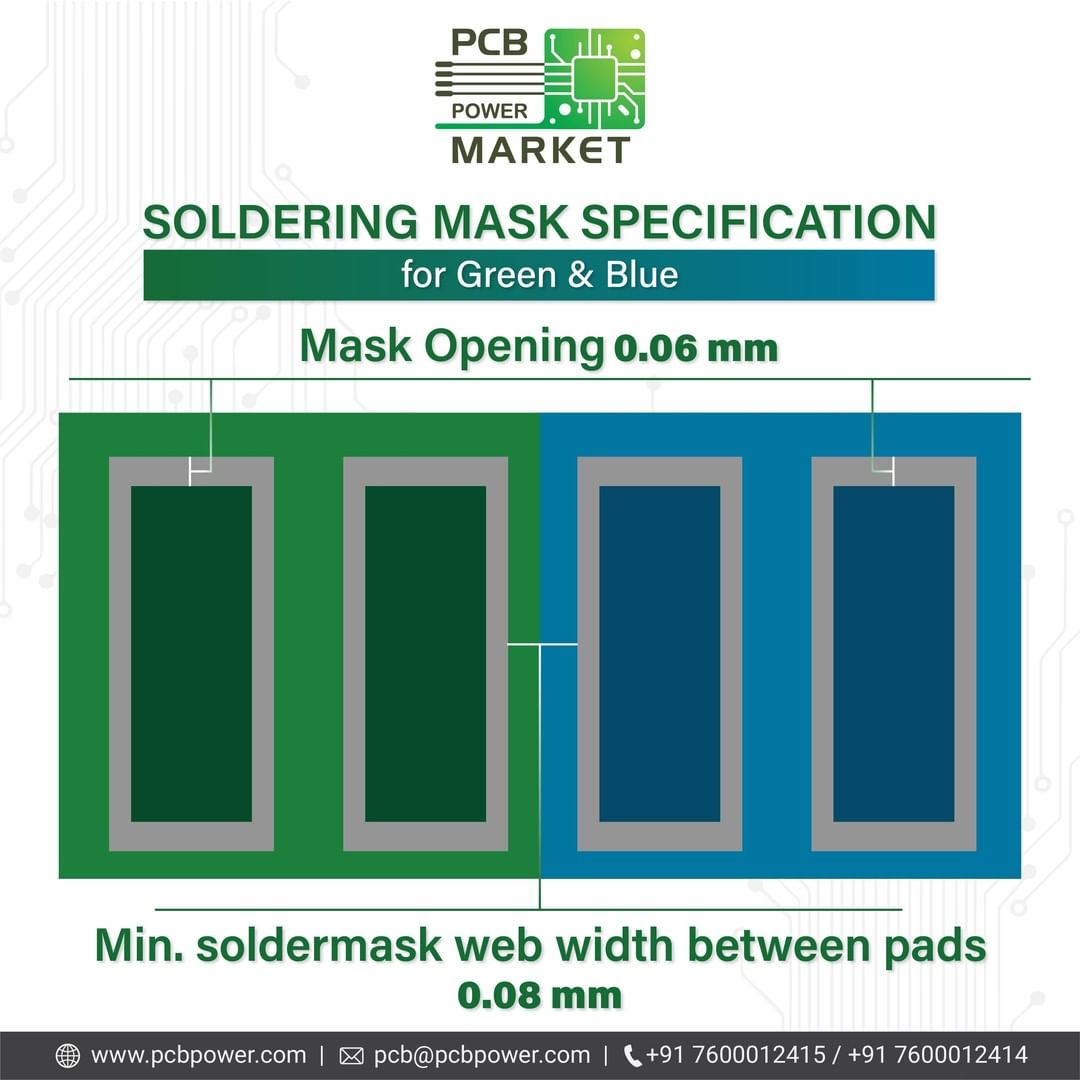 A solder mask is a thin lacquer-like layer of polymer that is usually applied to the copper traces of a PCB for protection against oxidation and to prevent solder bridges from forming between closely spaced solder pads.

Get to know more on https://www.pcbpower.com/

#BePCBWise #MakeInIndia #SupportMakeInIndia #pcbmanufacturers #electronics #pcbelectronics #pcbdesigners #PCBPowerMarket #pcbassembly #pcbmanufacturing #pcbdesign #pcb #printedcircuitboard #electricalengineering #electronicsengineering #pcblayout #ceramicpcb #pcbsoldering #LocalKoVocal #BeVocalForLocal