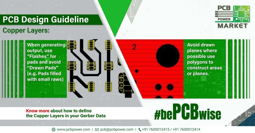 Here are PCB design guidelines for copper layers so that we can deliver quality every single time.

For more information, go and check our website.

https://www.pcbpower.com/

#BePCBWise #MakeInIndia #SupportMakeInIndia #pcbmanufacturers #electronics #pcbelectronics #pcbdesigners #PCBPowerMarket #pcbassembly #pcbmanufacturing #pcbdesign #pcb #printedcircuitboard #electricalengineering #electronicsengineering #pcblayout #ceramicpcb #pcbsoldering #LocalKoVocal #BeVocalForLocal