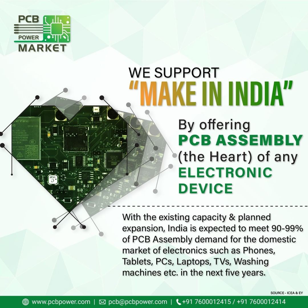 We are offering PCB Assembly, which is the core of any electronic gadget to support Make in India initiative. PCB is a significant piece of every single electronic device, which is utilized either for domestic or for industrial purposes and we are here to be your reliable partners for all PCB Requirements.

To know more visit www.pcbpower.com

#BePCBWise #MakeInIndia #SupportMakeInIndia #pcbmanufacturers #electronics #pcbelectronics #pcbdesigners #PCBPowerMarket #pcbassembly #pcbmanufacturing #pcbdesign #pcb #printedcircuitboard #electricalengineering #electronicsengineering #pcblayout #ceramicpcb #pcbsoldering #LocalKoVocal #BeVocalForLocal