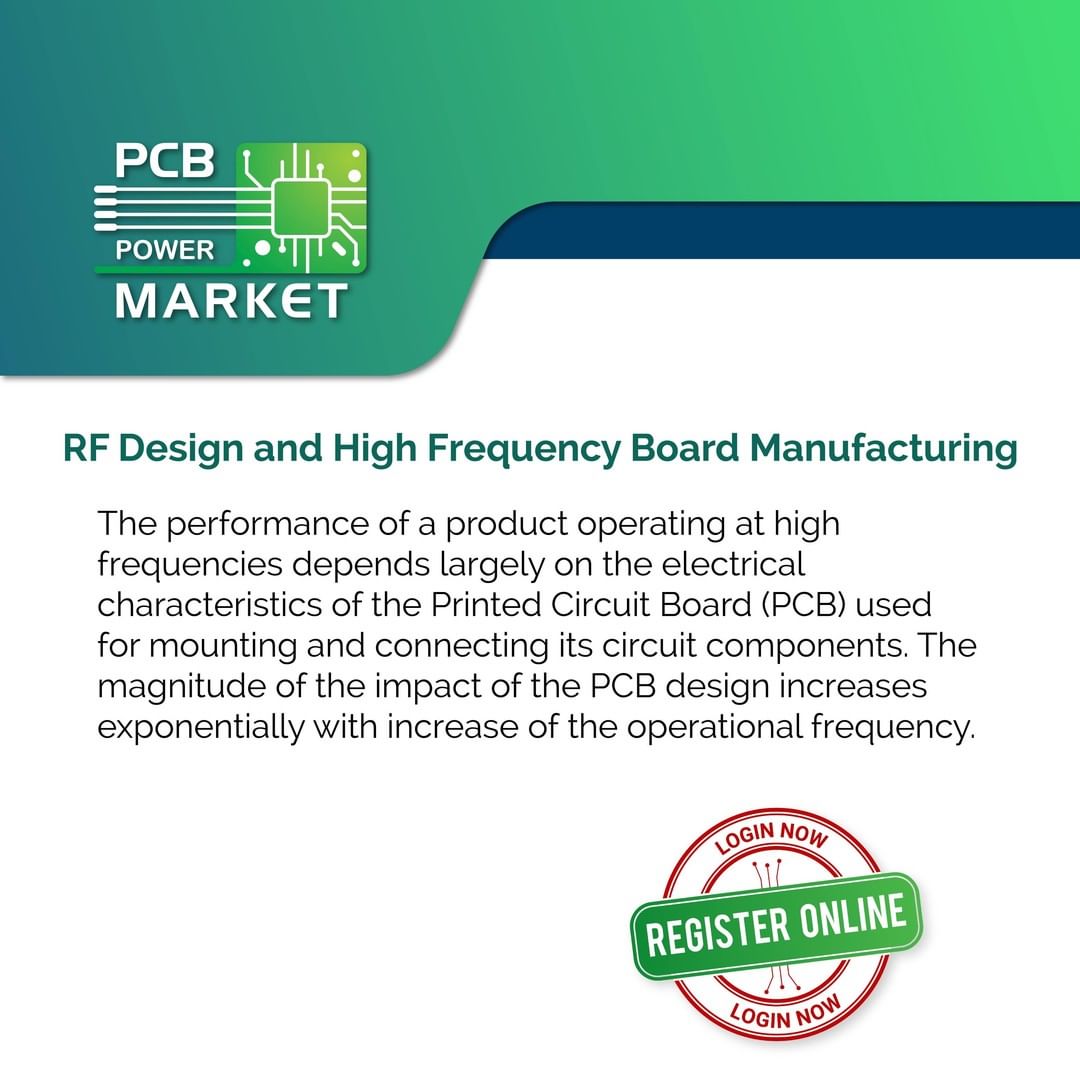 The performance of a product operating at high frequencies depends largely on the electrical characteristics of the Printed Circuit Board (PCB) used for mounting and connecting its circuit components. The magnitude of the impact of the PCB design increases exponentially with increase of the operational frequency. Therefore, designers need to include electrical models of PCB structures when simulating RF circuits. For achieving optimum solutions, the product/PCB designer and the manufacturing engineer must appreciate the requirements of RF design.

https://www.pcbpower.com/blog-detail/rf-design-and-high-frequency-board-manufacturing

#BePCBWise #MakeInIndia #SupportMakeInIndia #pcbmanufacturers #electronics #pcbelectronics #pcbdesigners #PCBPowerMarket #pcbassembly #pcbmanufacturing #pcbdesign #pcb #printedcircuitboard #electricalengineering #electronicsengineering #pcblayout #ceramicpcb #pcbsoldering #LocalKoVocal #BeVocalForLocal