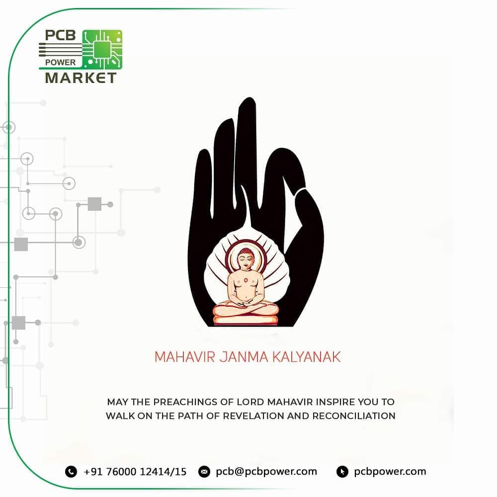 Greetings to the Lord who has illumined the path for aspirants for ages to come.

#mahavirjanmakalyanak #mahavirjanmakalyanak2021 #BePCBWise #MakeInIndia #SupportMakeInIndia #pcbmanufacturers #electronics #pcbelectronics #pcbdesigners #PCBPowerMarket #pcbassembly #pcbmanufacturing #pcbdesign #pcb