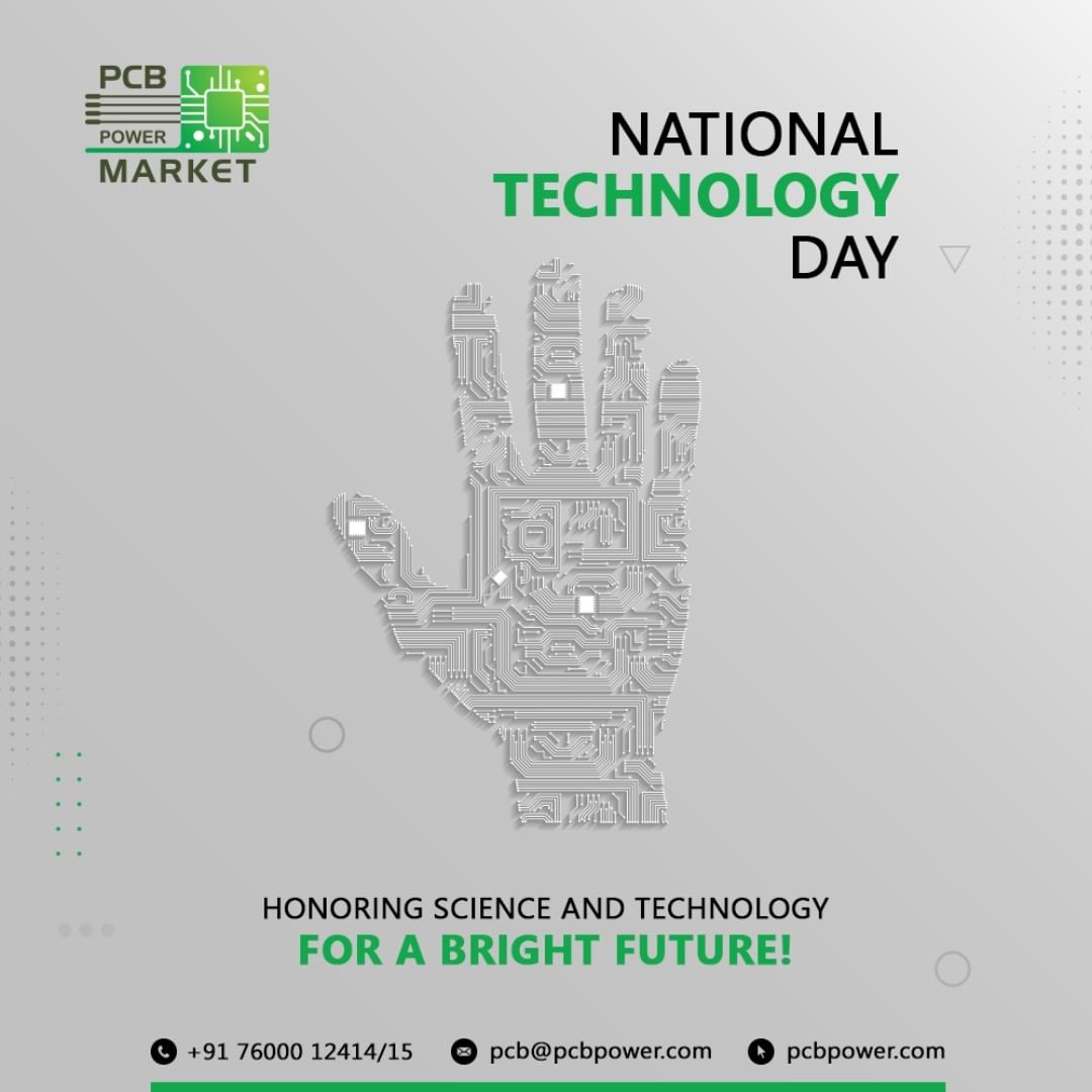 Praising the inspiring technological advancements of our nation.

#nationaltechnologyday #nationaltechnologyday2021 #technology #technologyworld #technologytrends #technologyblog #technologyinnovation #BePCBWise #MakeInIndia #SupportMakeInIndia #pcbmanufacturers #electronics #pcbelectronics #pcbdesigners #PCBPowerMarket #pcbassembly #pcbmanufacturing #pcbdesign #pcb
