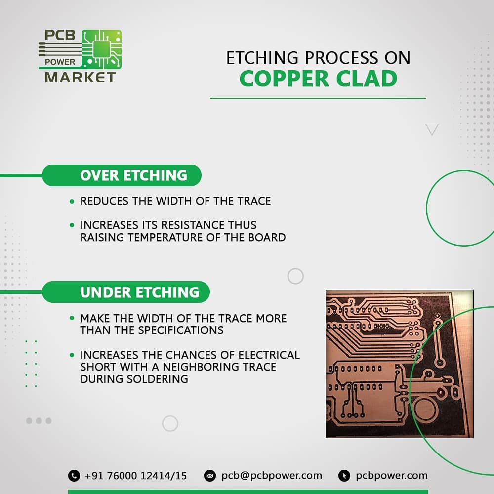 The etching process defines the quality of the copper traces. The weight of copper of the copper clad defines the thickness of the copper trace, but the etching process defines its width.

Enquire now!

For further details, visit - https://www.pcbpower.com

#BePCBWise #MakeInIndia #SupportMakeInIndia #pcbmanufacturers #electronics #pcbelectronics #pcbdesigners #PCBPowerMarket #pcbassembly #pcbmanufacturing #pcbdesign #pcb