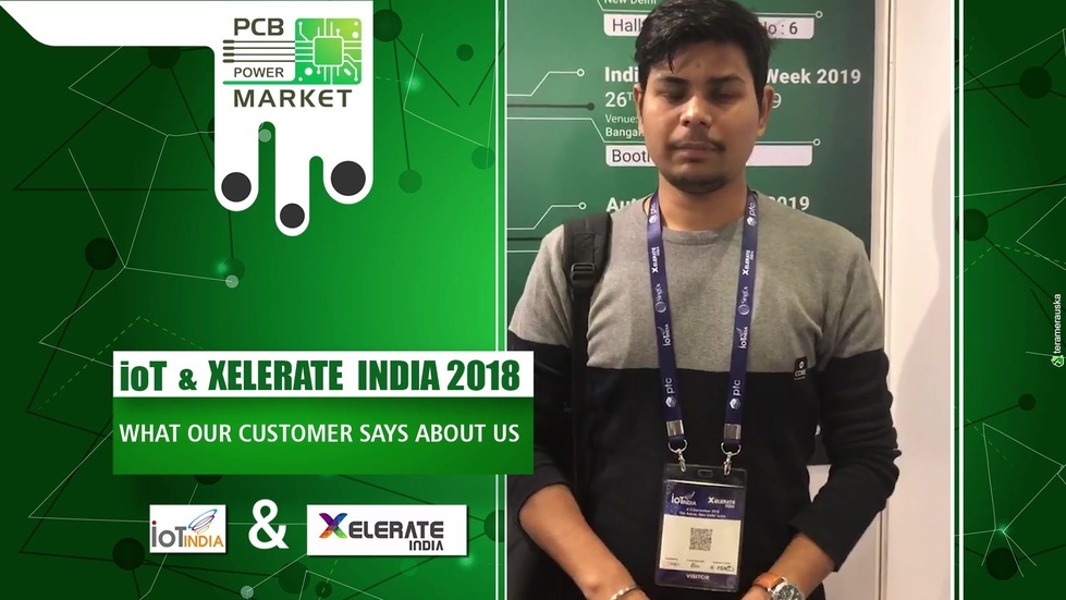 IOT India & Xelerate 2018 Expo

What our customer says about us

Ashish Kathait
Uniconverge Technologies

Visit Us Online: https://www.pcbpower.com/

#OnlinePricecalculator #PCBAssembly #TurnKeyAssembly #ConsignedAssembly #PartiallyConsignedAssembly #Electronics #Components #Resistor #PCBLayout #IoT #exhibition #booth