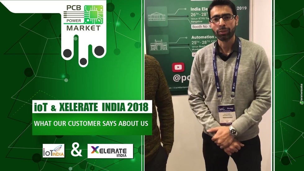 IOT India & Xelerate 2018 Expo

What our customer says about us

Mohit Taneja
Eron Energy PVT LTD

Visit Us Online: https://www.pcbpower.com/

#OnlinePricecalculator #PCBAssembly #TurnKeyAssembly #ConsignedAssembly #PartiallyConsignedAssembly #Electronics #Components #Resistor #PCBLayout #IoT #exhibition #booth