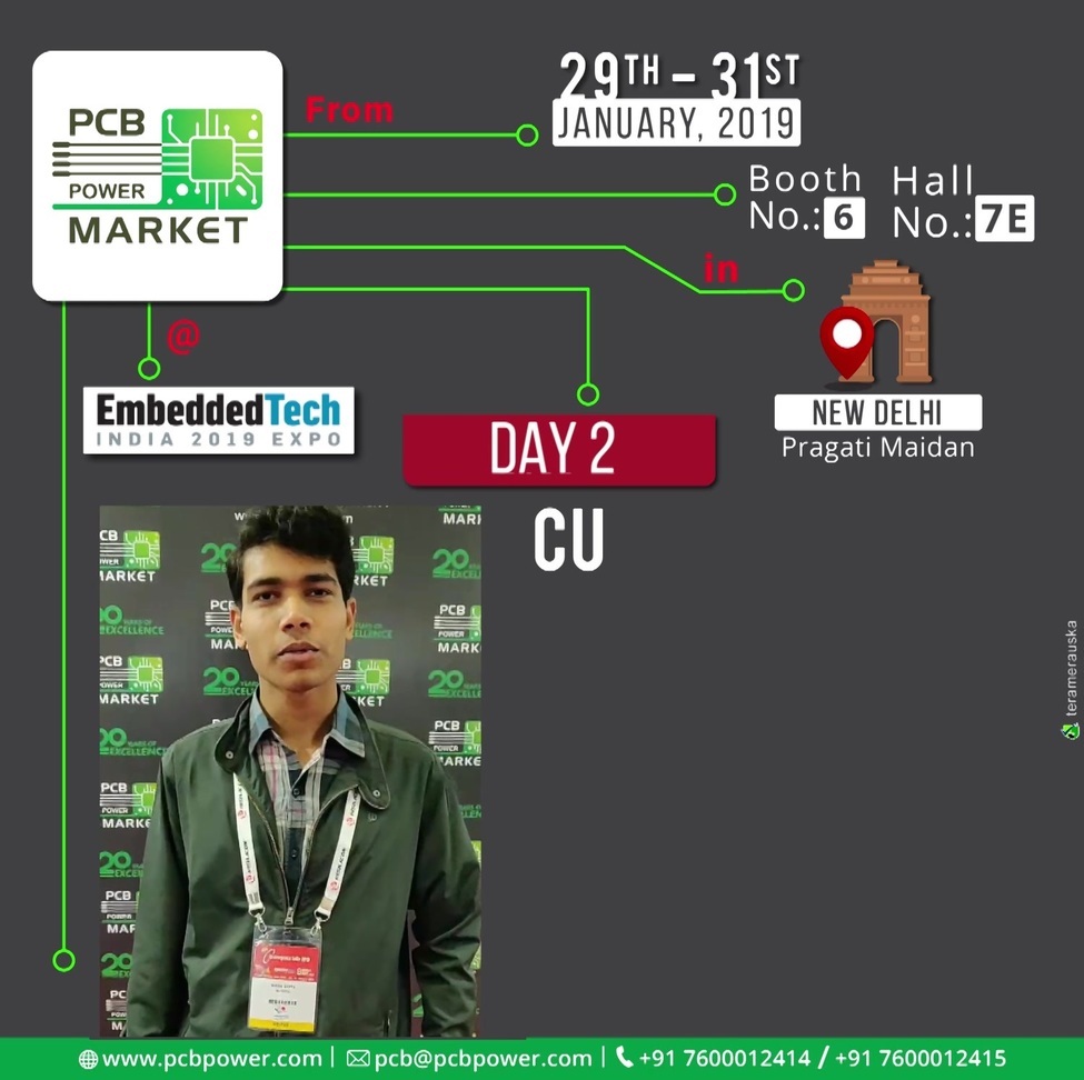 PCB Power Market at Embedded Tech India 2019 Expo

Booth No.: 6
Hall No.: 7E

29th to 31st January 2019

2nd DAY

What our customer says about us

Nikhil Gupta
Individual Product Developer

https://www.pcbpower.com/

#components #scienceandenvironment #assembler #booths #manufacturing #powermarkets #resistors #pcbmanufacturer #pcbassembly #assembly #electronics #components #resistor #pcblayout #pcbfabrication #printedcircuitboard #pcbmanufacturinginindia #pcbfabricationprocess #pcbboardmaterial #pcbonlinecalculator #pcbelectroniccircuitboard #pcbonlinestore #pcbcomponentsourcingmaterial #pcbassemblyprocess #elektrotec