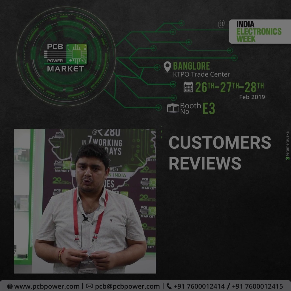 PCB Power Market Testimonial, Feedback & Appreciation

Mr. Saubhagya Mahajan
Innotronix labs and trading pvt ltd

https://www.pcbpower.com/

#pcbmanufacturer #pcbassembly #assembly #electronics #components #resistor #pcblayout #pcbfabrication #printedcircuitboard #event #IndiaElectronicsWeek #booth #testimonial #feedback #review #testimonialcustomer #appreciation