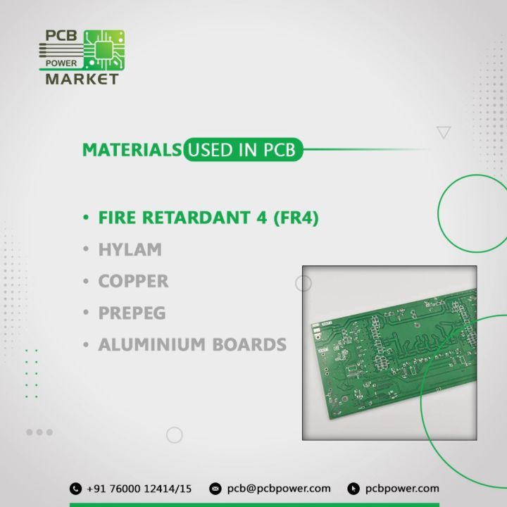 To know more about PCB and the materials used in it, click on the link below.Enquire now!

For further details, visit - https://www.pcbpower.com/blog-detail/Printed-Circuit-Board-Layers

#BePCBWise #MakeInIndia #SupportMakeInIndia #pcbmanufacturers #electronics #pcbelectronics #pcbdesigners #PCBPowerMarket #pcbassembly #pcbmanufacturing #pcbdesign #pcb